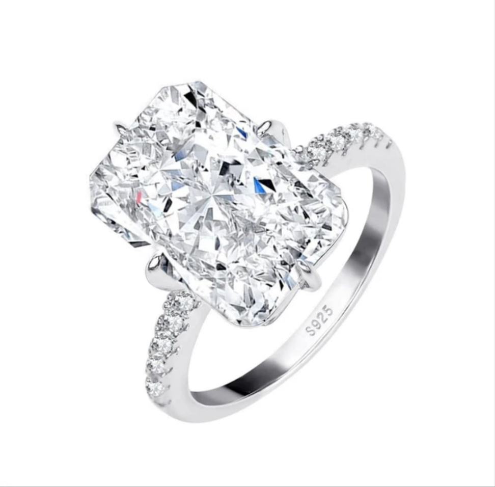 Princess Solitaire Ring